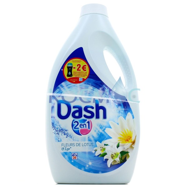 DASH ГЕЛ ЗА ПРАНЕ 2В1 С ОМЕКОТИТЕЛ 36ПРАНЕТА