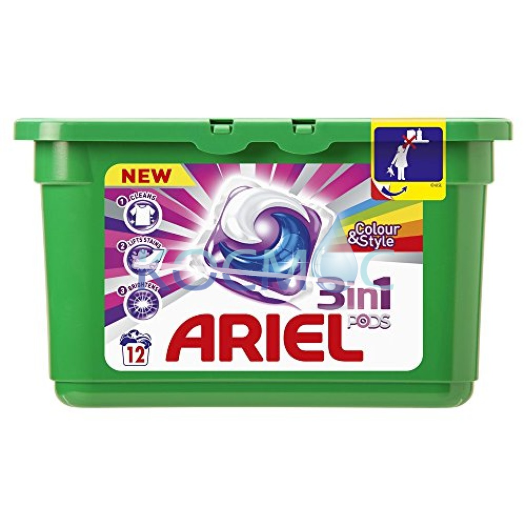 Капсули за пране Ariel 3in1 pods color 12 пранета