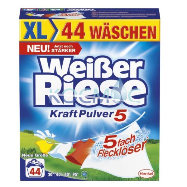 WEISER RIESE ПРАХ ЗА ПРАНЕ 44 ПРАНЕТА