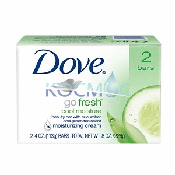 Крем - сапун Dove - go fresh beauty cream bar with cucumber & green tea scent